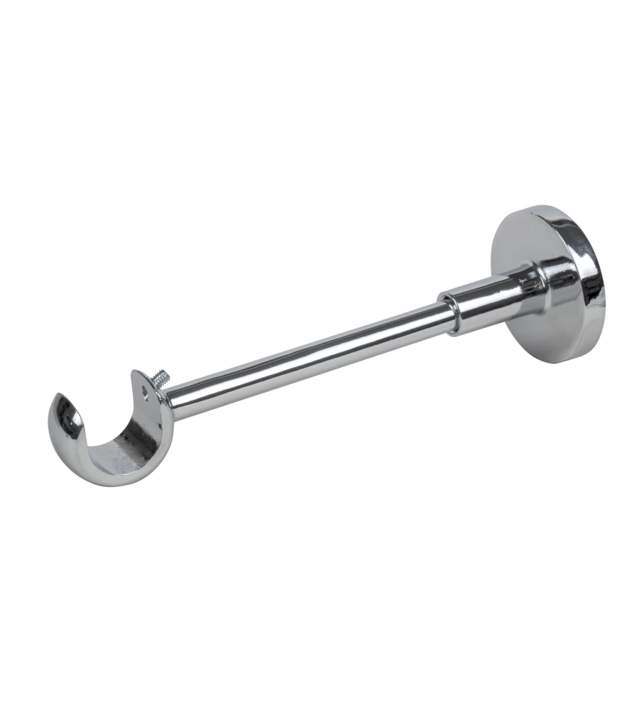 1 SUPPORTO ESTENSIBILE 14-20 CM CROMO PER TUBO TENDA DIAMETRO 20 MM